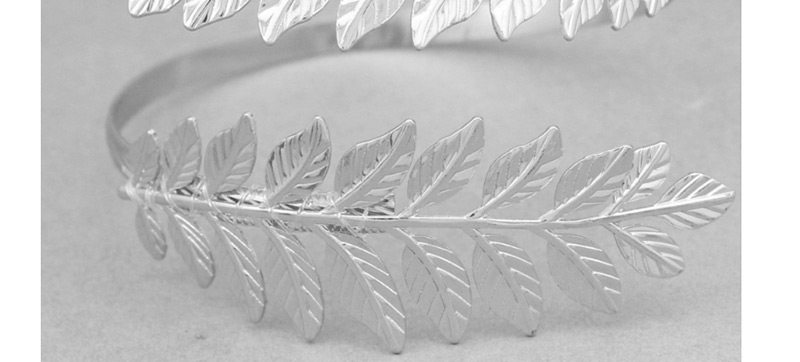 Fashion Silver Metal Leaf Armband,Fashion Bangles