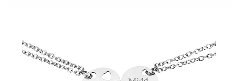 Fashion Stainless Steel Stainless Steel Heart Necklace Three-piece,Jewelry Sets