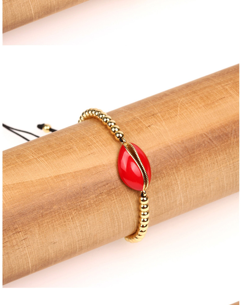 Fashion Red Woven Shell Bracelet,Fashion Bracelets