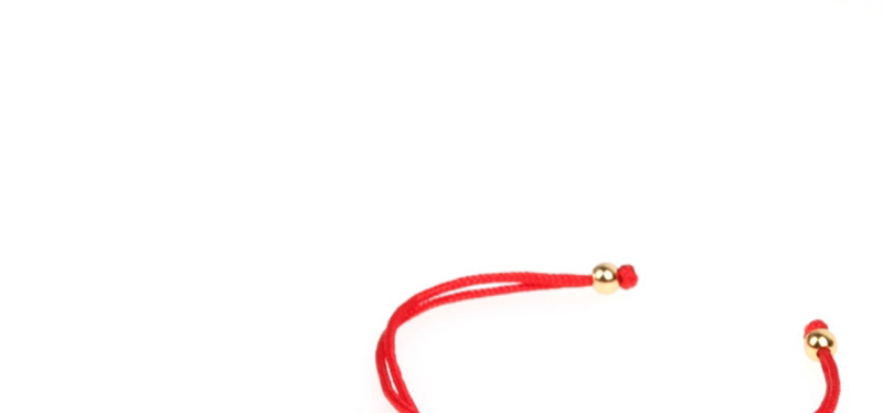 Fashion Red Fashion Micro-set Woven Zircon Shell Bracelet,Fashion Bracelets