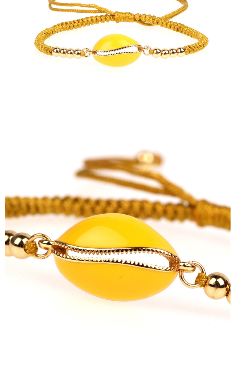 Fashion Yellow Drop Oil Shell Bracelet,Fashion Bracelets