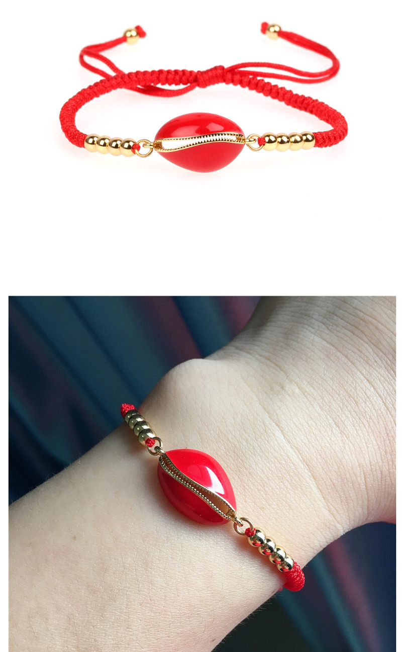 Fashion Red Drop Oil Shell Bracelet,Fashion Bracelets