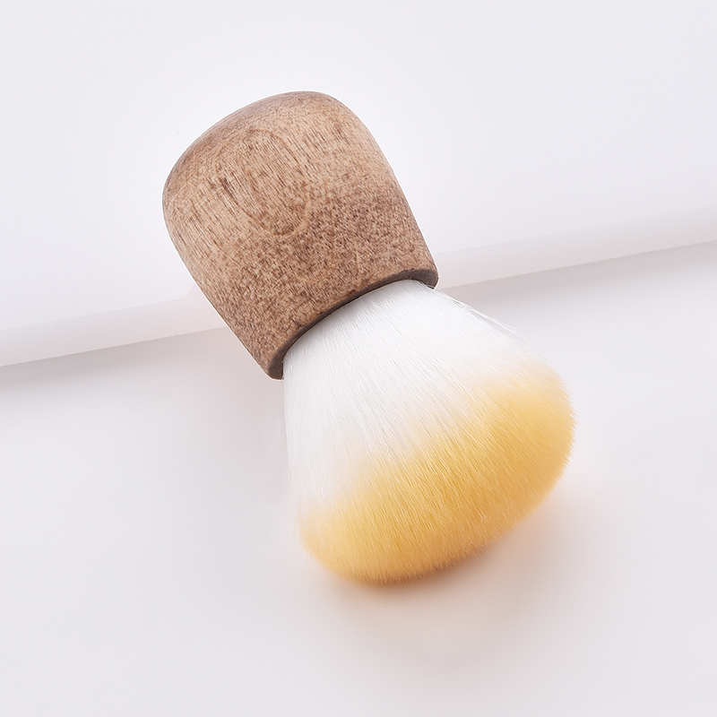 Fashion Khaki Round Shape Decorated Makeup Brush,Beauty tools