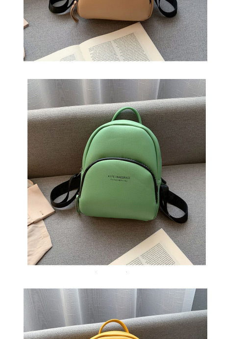 Fashion Green Letter Backpack,Backpack