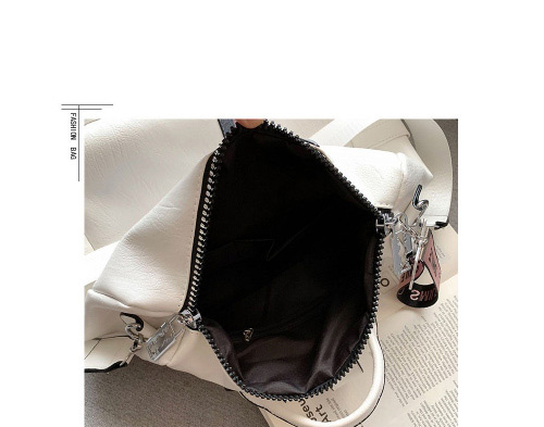 Fashion Black Contrast Shoulder Bag,Backpack