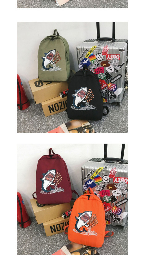 Fashion Red Cartoon Backpack,Backpack
