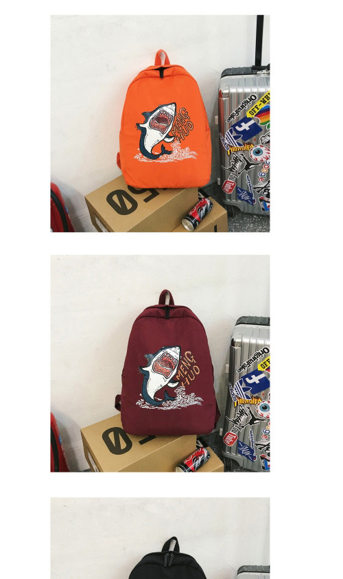 Fashion Orange Cartoon Backpack,Backpack