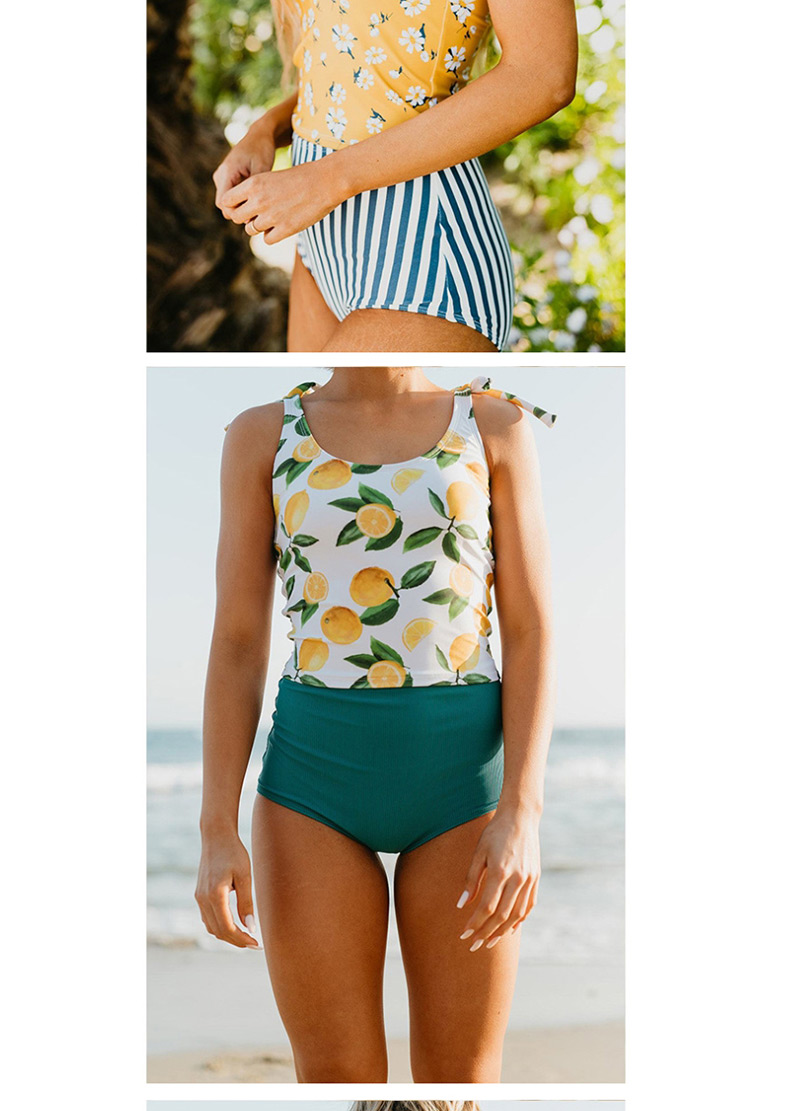 Fashion Lemon Multicolor Printed Bikini,Bikini Sets