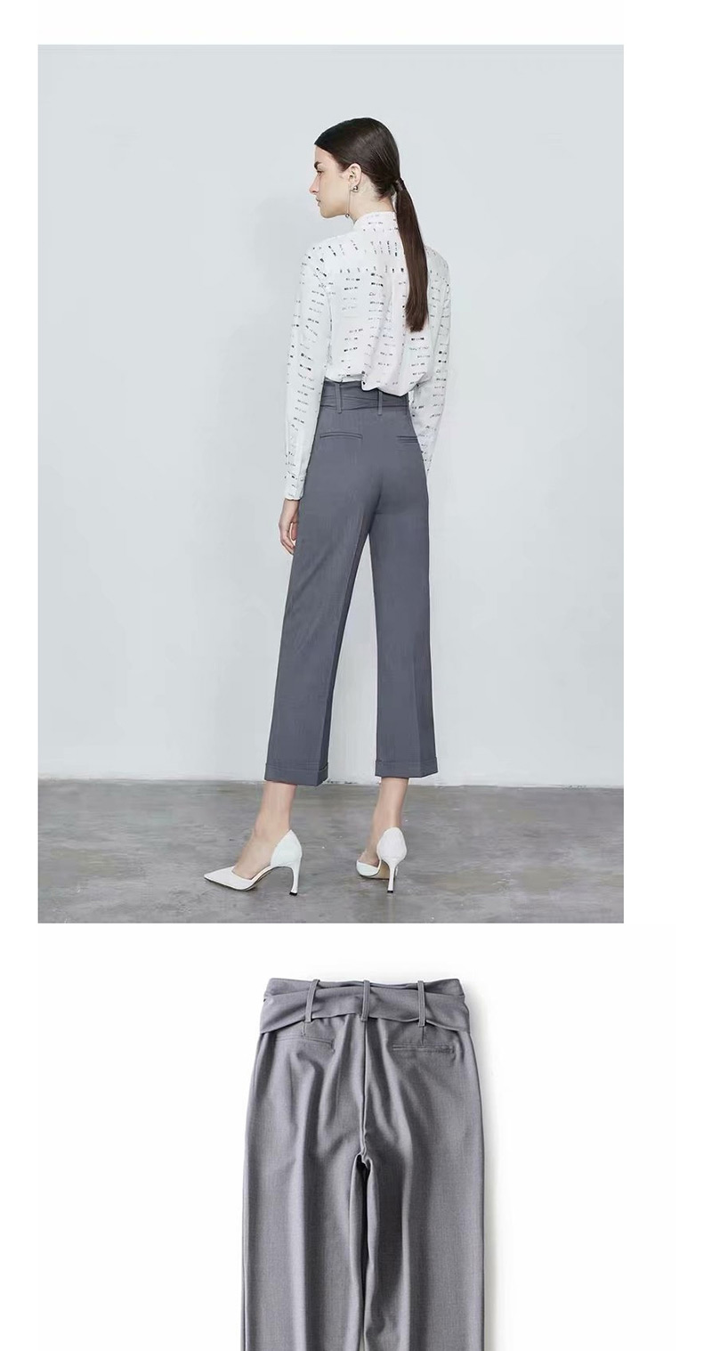 Fashion Gray Suit Pants,Pants