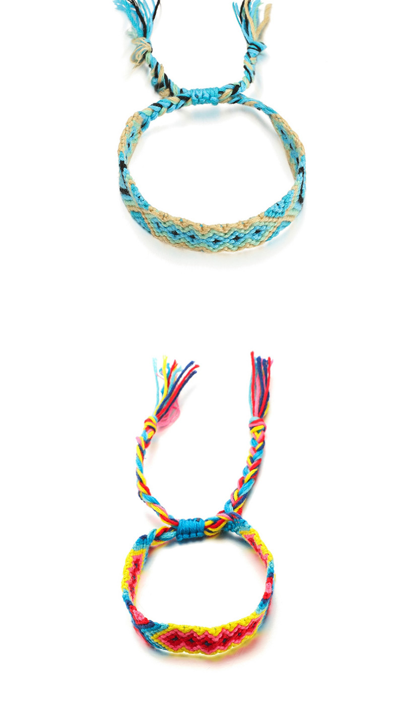 Fashion Sky Blue Woven Color String Bracelet,Fashion Bracelets