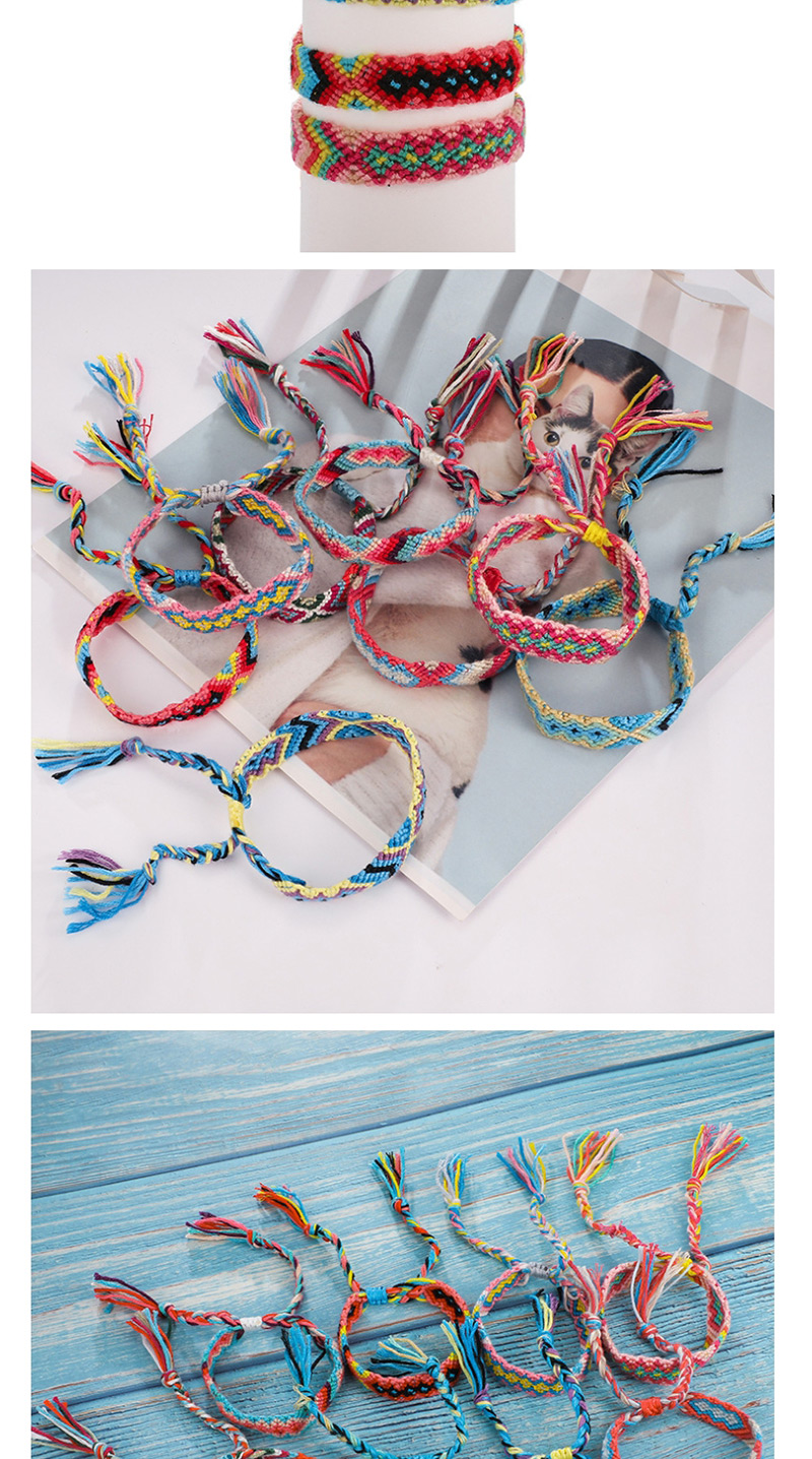 Fashion Sky Blue Woven Color String Bracelet,Fashion Bracelets