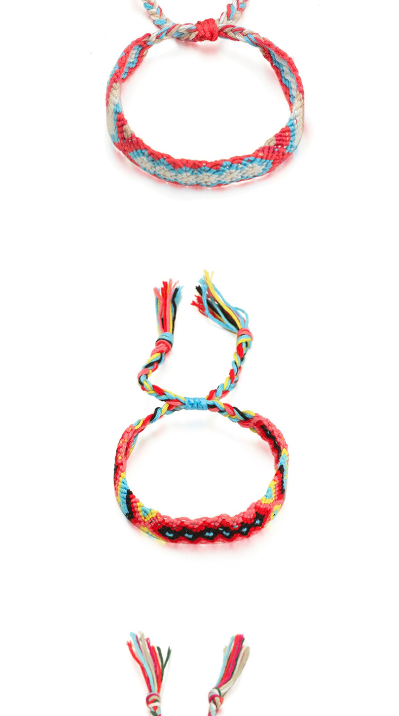 Fashion Red Woven Color String Bracelet,Fashion Bracelets