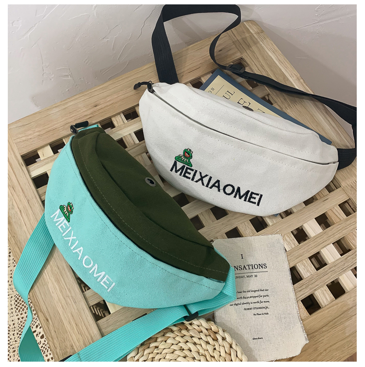 Fashion Green Broadband Canvas Messenger Bag,Shoulder bags