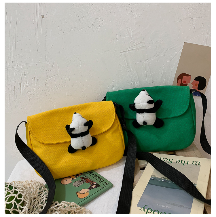 Fashion Green Flower Cute Colorful Sun Flower Canvas Messenger Bag,Shoulder bags