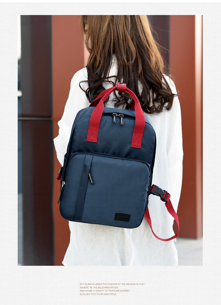 Fashion Blue Usb Waterproof Wear-resistant Computer Bag,Backpack