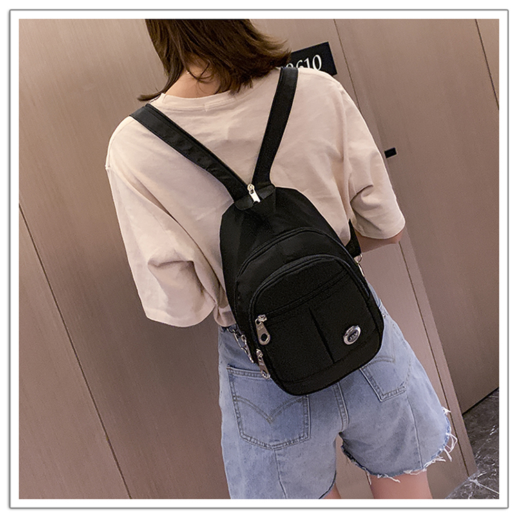 Fashion Black Washed Nylon Cloth Shoulder Bag,Messenger bags
