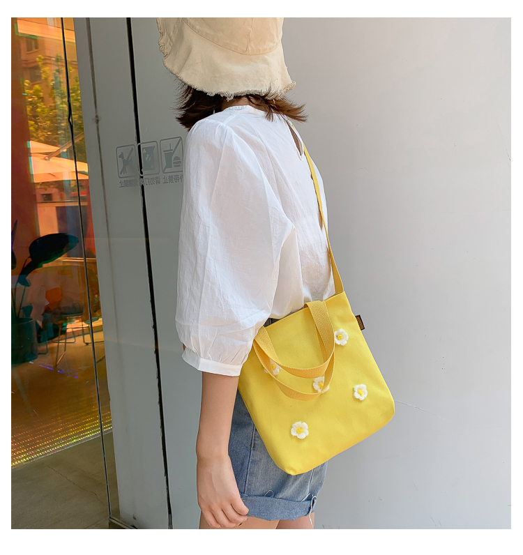 Fashion Yellow Cute Flower Crossbody Bag,Shoulder bags