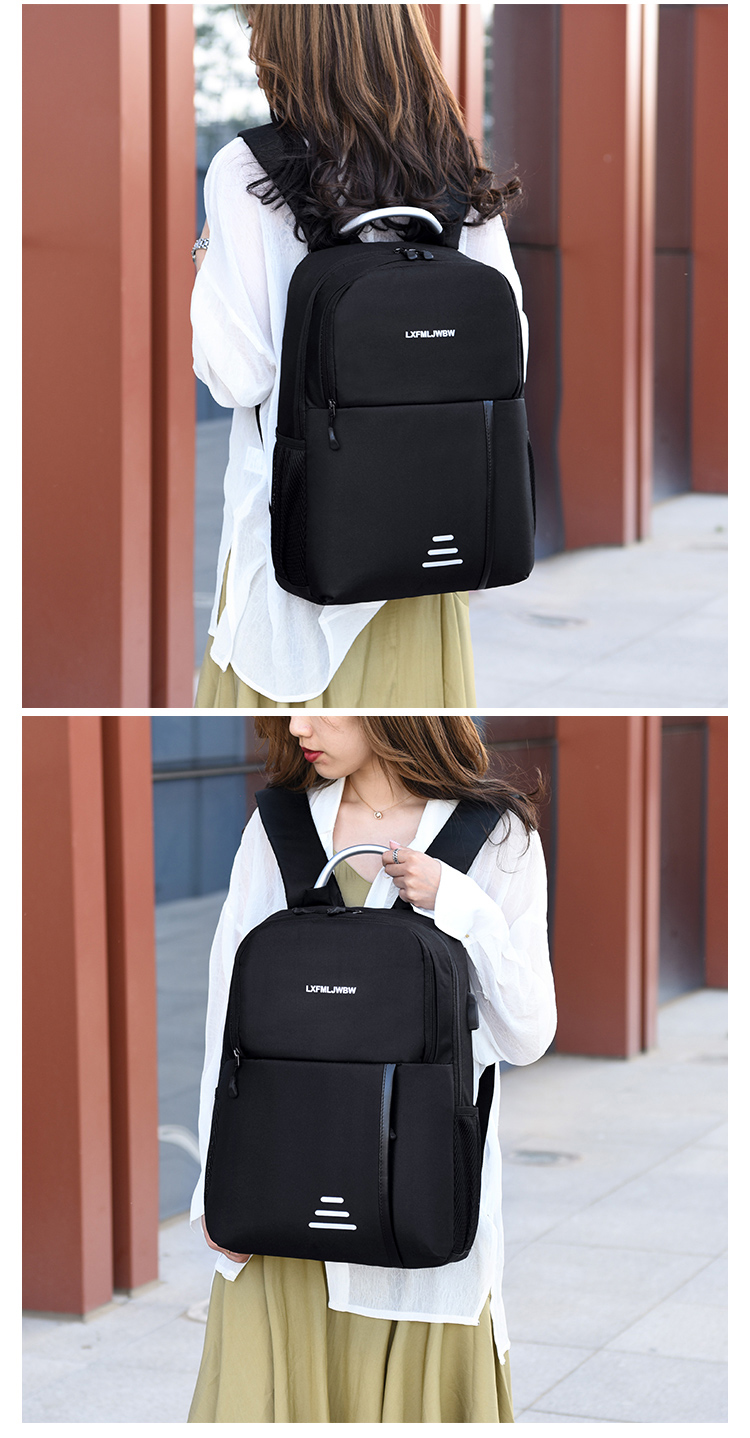 Fashion Black Oxford Backpack,Backpack