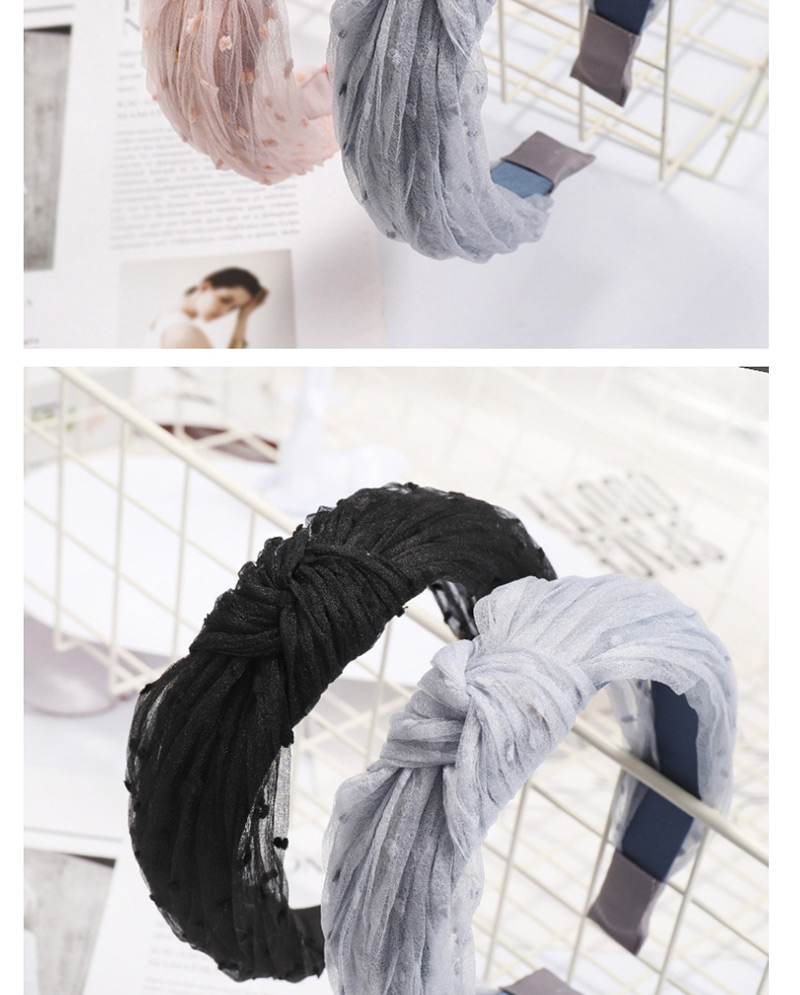 Fashion Grey Lace Headband Lace Mesh Yarn Headband,Head Band