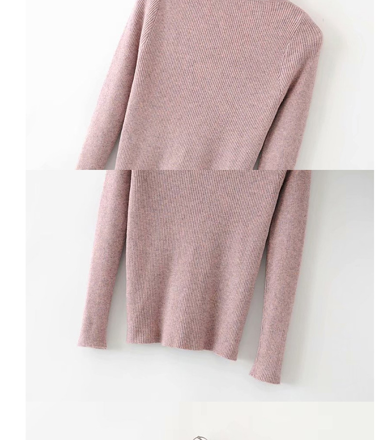 Fashion Pink Drawstring Sweater On The Chest,Sweater