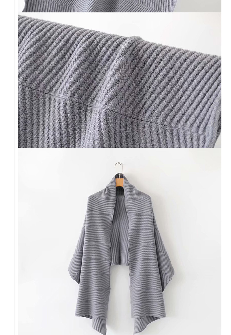 Fashion Light Grey Shawl Scarf,knitting Wool Scaves