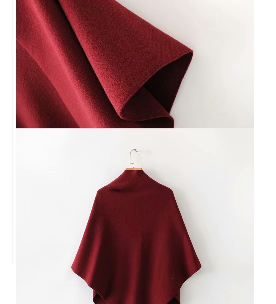 Fashion Red Wine Shawl Scarf,knitting Wool Scaves