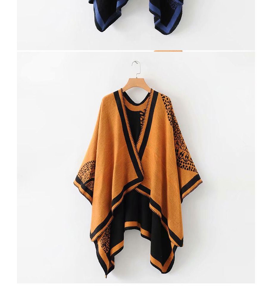 Fashion Orange Flower Shawl,knitting Wool Scaves