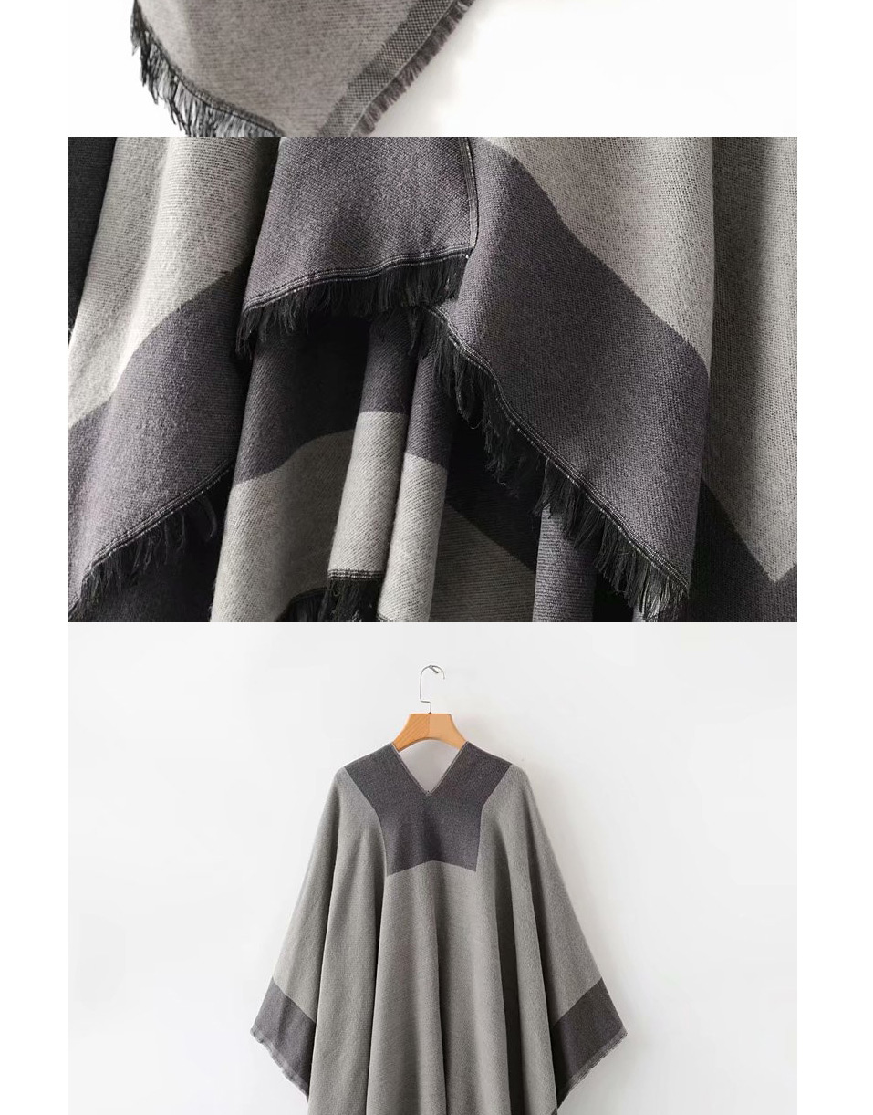 Fashion Khaki Y-shaped Shawl,knitting Wool Scaves
