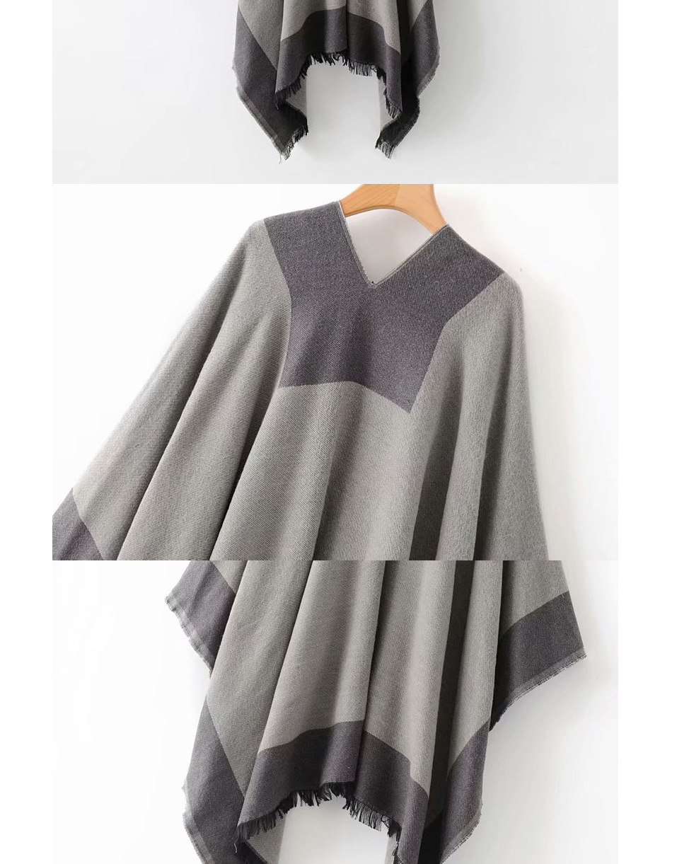 Fashion Navy Y-shaped Shawl,knitting Wool Scaves