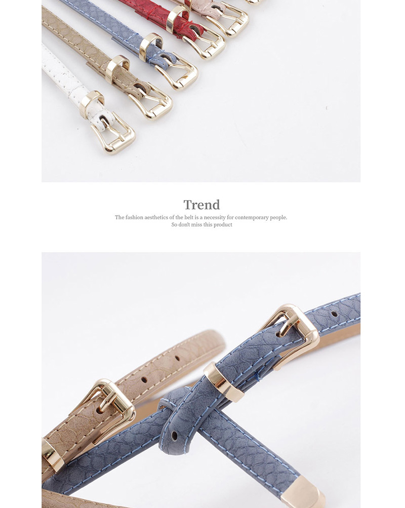 Fashion Khaki Snake Belt,Thin belts