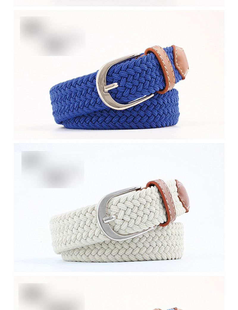 Fashion Red Elastic Braided Waistband,Wide belts