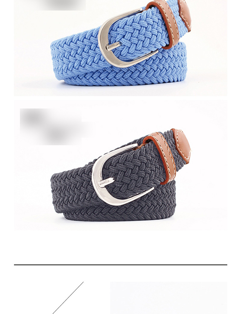 Fashion Red Elastic Braided Waistband,Wide belts