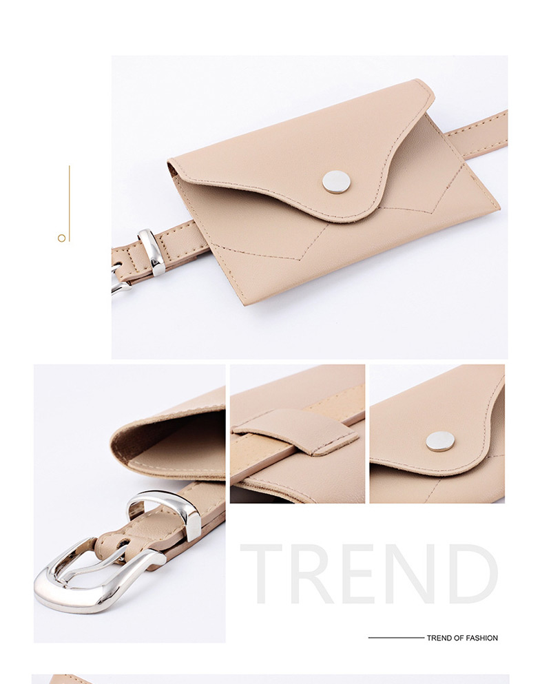 Fashion Black + Gold Buckle Mini Mobile Phone Bag Belt,Thin belts