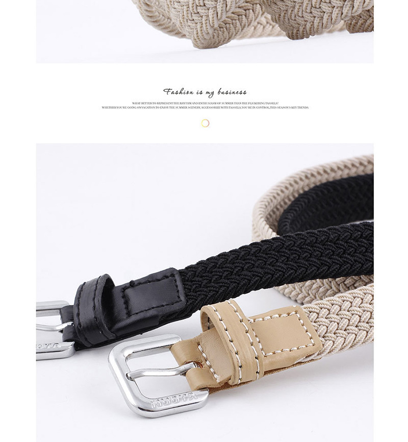 Fashion Camel Braided Thin Belt,Wide belts