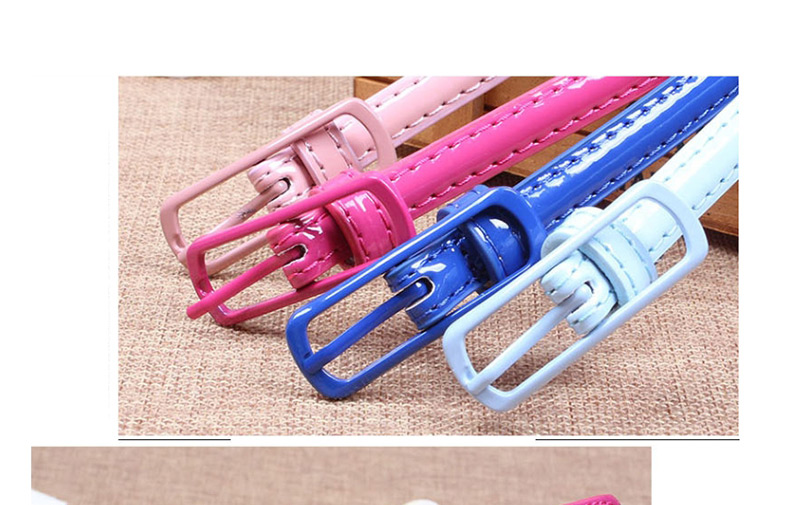 Fashion Camel Pin Buckle Candy Color Belt,Thin belts