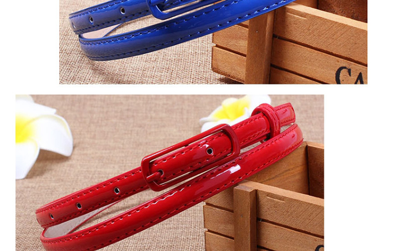 Fashion Camel Pin Buckle Candy Color Belt,Thin belts