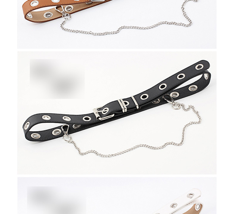 Fashion Red (no Chain) Flow Ring Decorative Chain Belt,Thin belts