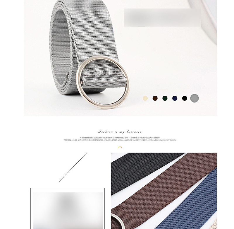 Fashion Black Canvas Belt,Thin belts