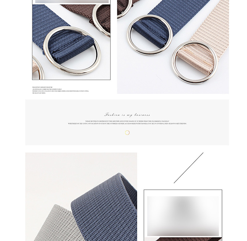 Fashion Light Gray Canvas Belt,Thin belts