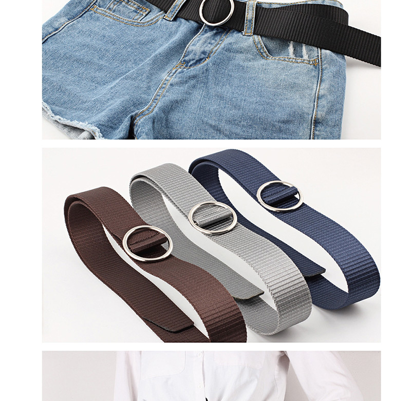 Fashion Khaki Canvas Belt,Thin belts
