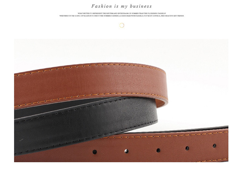 Fashion Black Bow Round Buckle Belt,Thin belts