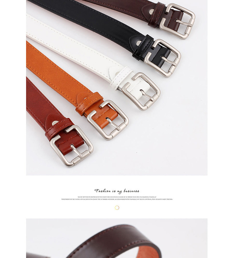 Fashion Black Silver Buckle Belt,Thin belts