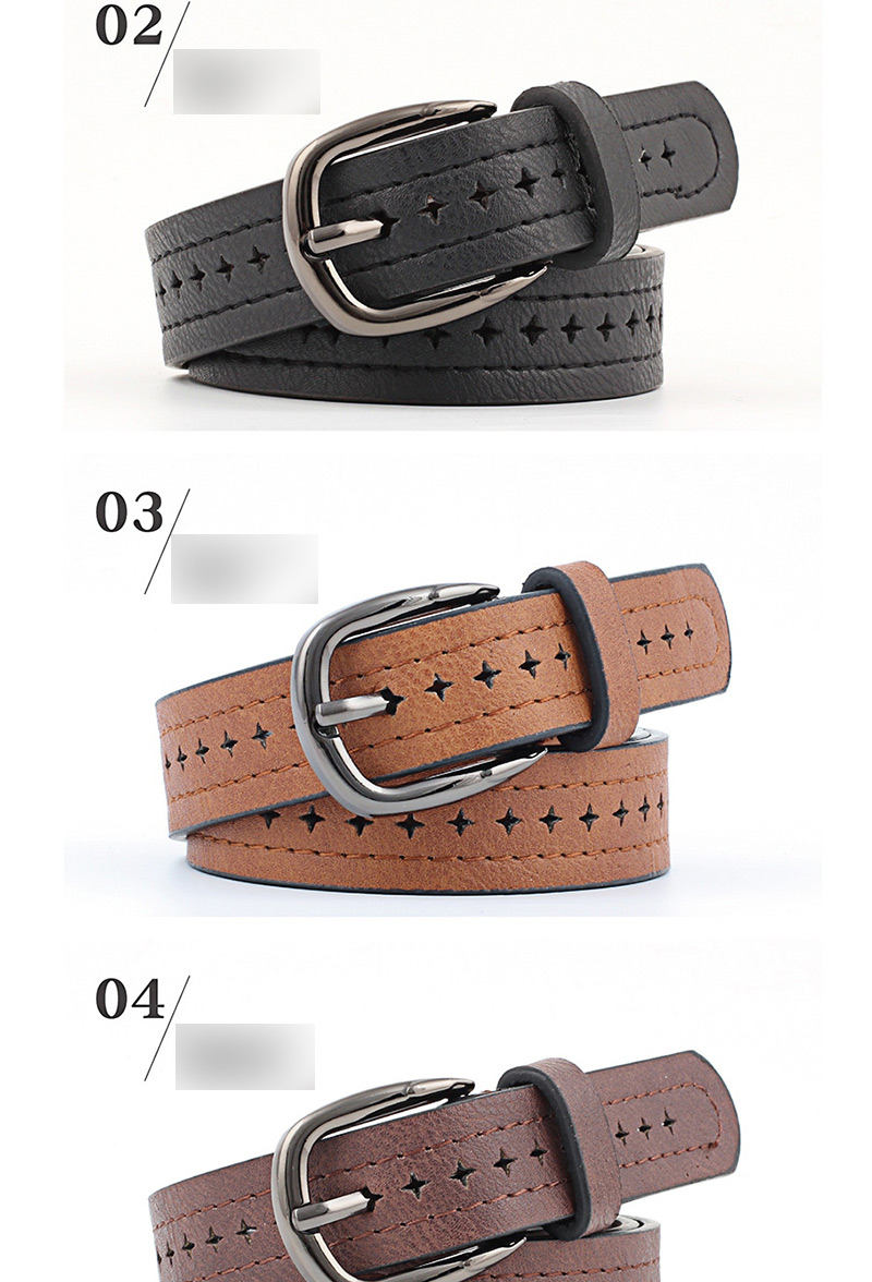 Fashion Black Fashion Wild Alloy Pin Buckle Belt,Thin belts