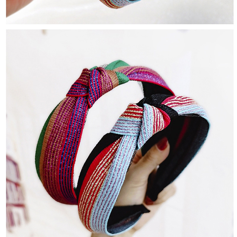 Fashion Red Rainbow Headband Rainbow Stripe Ribbon Headband,Head Band