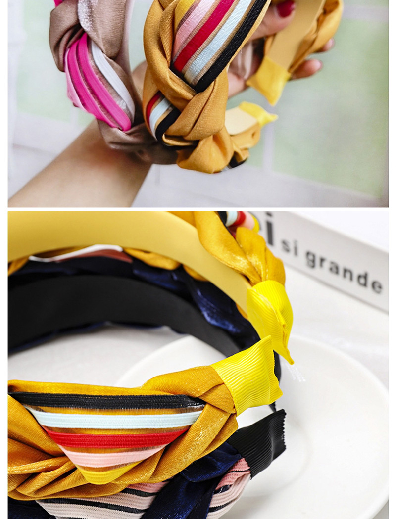 Fashion Yellow Braid Headband Twist Braid Headband,Head Band