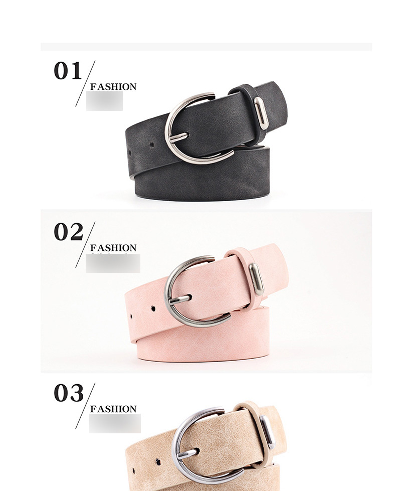 Fashion Pink Pin Buckle Belt,Wide belts