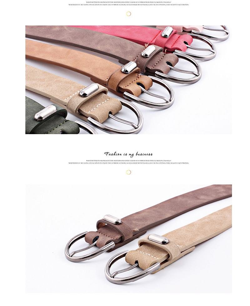 Fashion Red Pin Buckle Belt,Wide belts