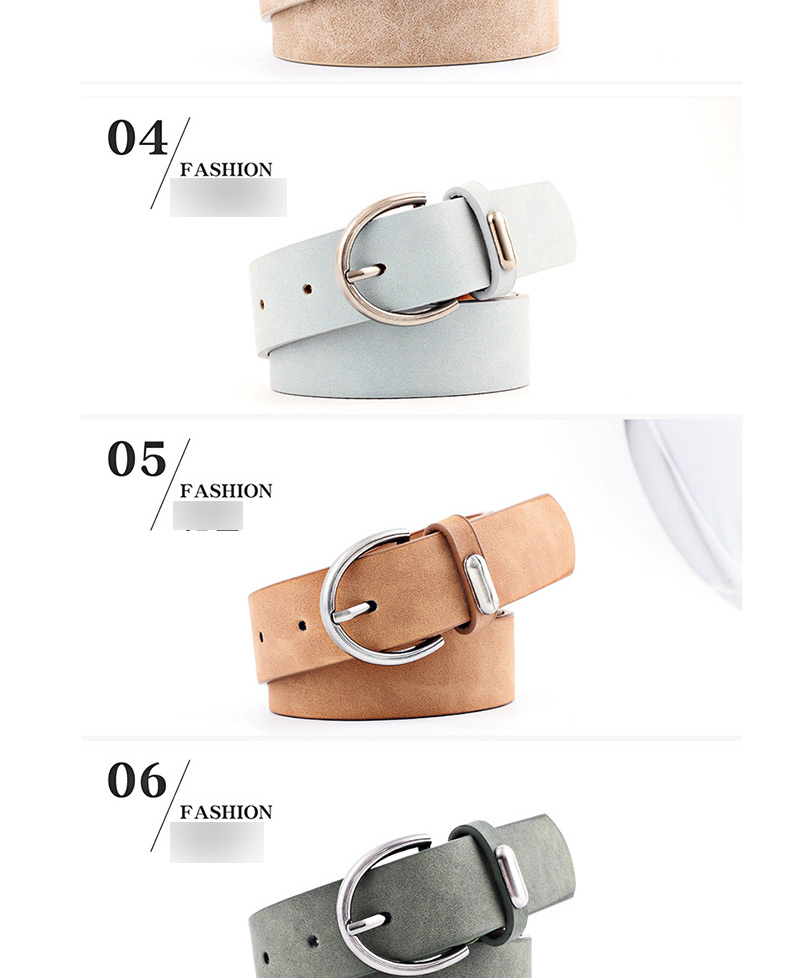 Fashion Light Blue Pin Buckle Belt,Wide belts