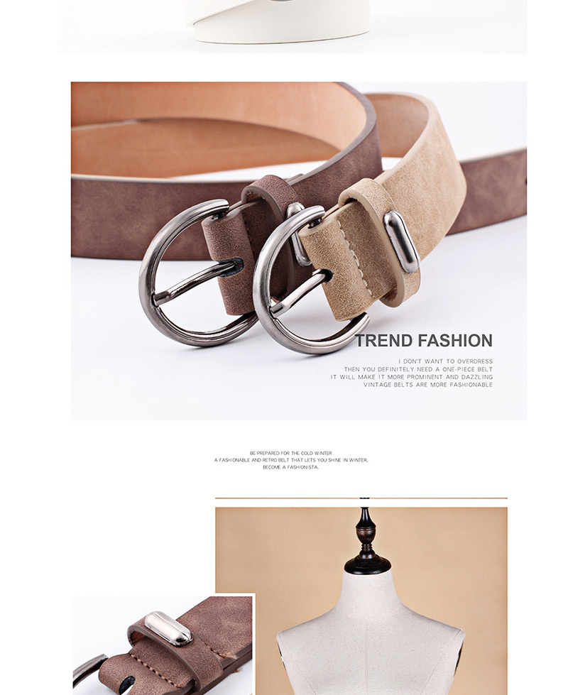 Fashion Khaki Pin Buckle Belt,Wide belts