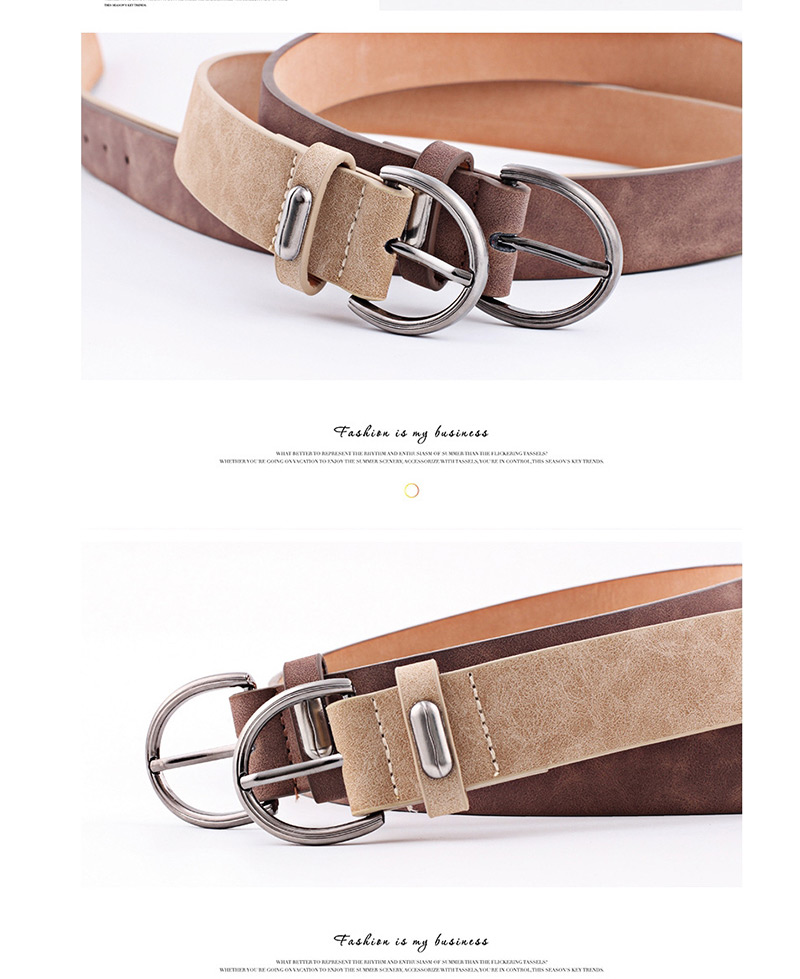 Fashion Camel Pin Buckle Belt,Wide belts